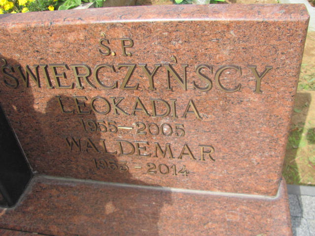 Waldemar Świerczyński 1953 Inowłódz - Grobonet - Wyszukiwarka osób pochowanych