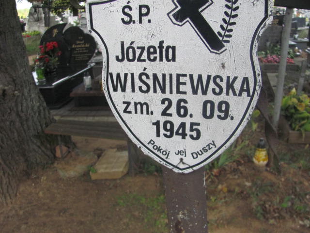 Józefa Wiśniewska Inowłódz - Grobonet - Wyszukiwarka osób pochowanych