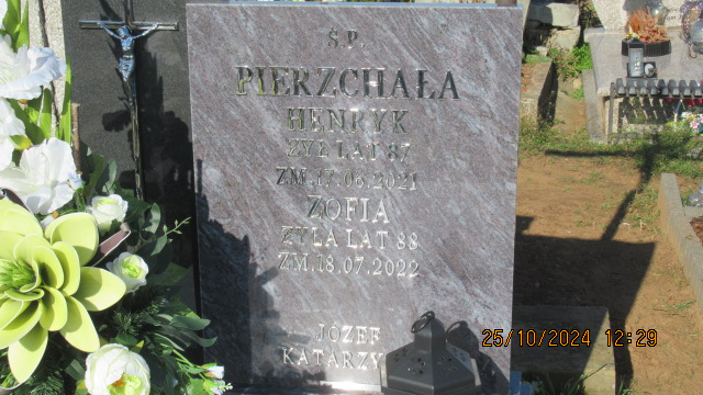 Zofia Pierzchała 1934 Inowłódz - Grobonet - Wyszukiwarka osób pochowanych