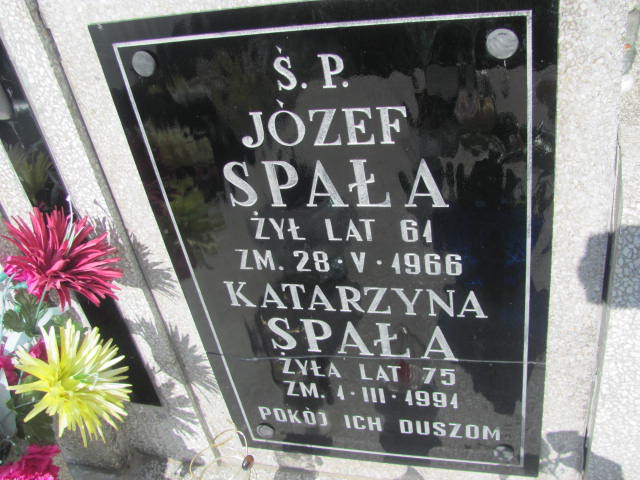 Józef Spała Inowłódz - Grobonet - Wyszukiwarka osób pochowanych